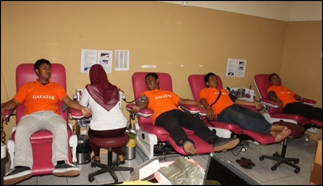 Gafatar mengajak donor darah [Image Source]