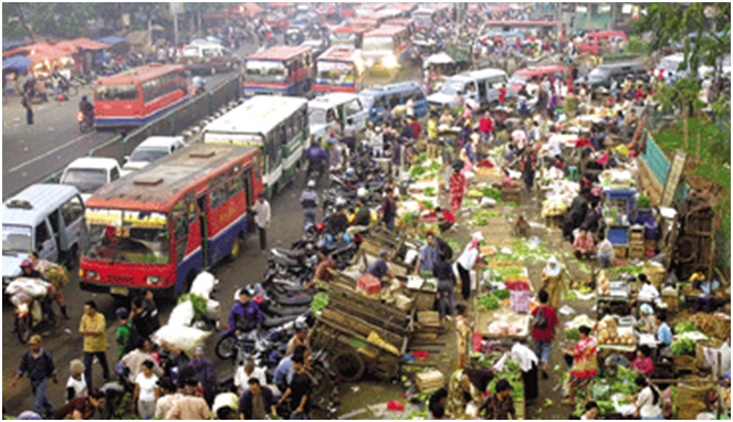 Jakarta yang semrawut [Image Source]