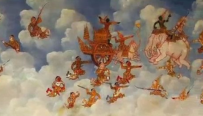 Mahabarata dan Ramayana yang dikait-kaitkan dengan alien [image source]