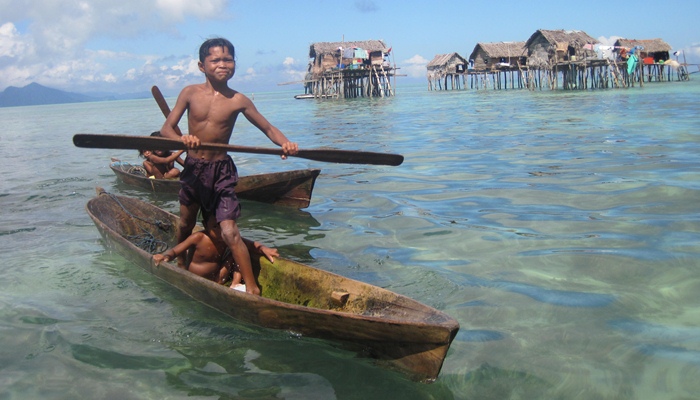 Orang bajau dari daerah Filipina [image source]
