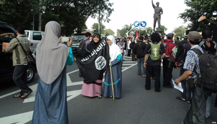 Pendukung ISIS Indonesia [image source]