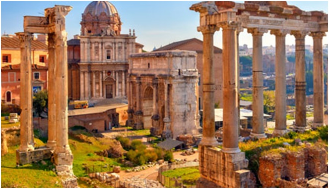 Sisa reruntuhan Romawi [Image Source]