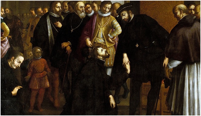 St. Francis Xavier meminta restu Raja John III untuk melakukan ekspedisi ke Asia [Image Source]