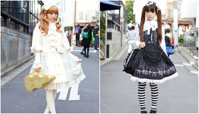 Sweet Lolita dan Gothic Lolita [Image Source]