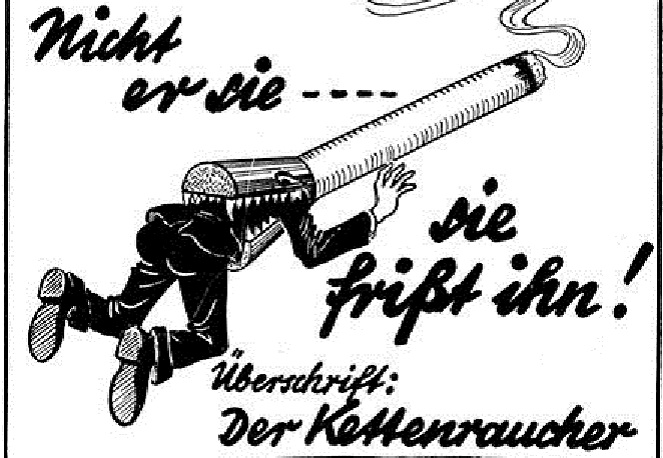 Salah satu bentuk kampanye Hitler tentang rokok [Image Source]