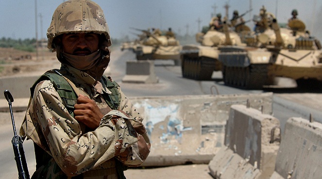 Selepas pemerintahan Saddam Hussein tentara Irak menjadi sangat lemah [Image Source]