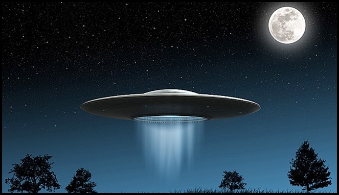 Ilustrasi penampakan UFO [Image Source]