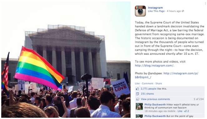 Instagram mendukung LGBT [Image Source]