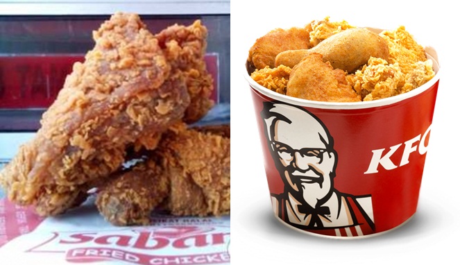 Mana Ayam KFC dan Mana Ayam Sabana