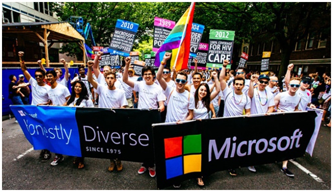 Microsoft mendukung LGBT [Image Source]