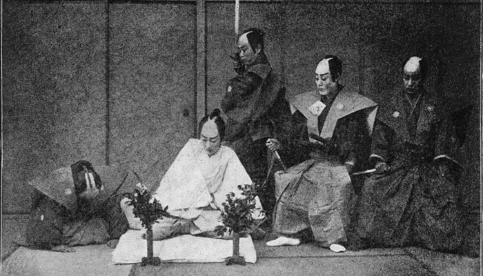 Ritual Seppuku yang dilakukan oleh samurai [image source]