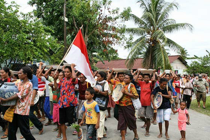 Tradisi Ararem di Papua [image source]