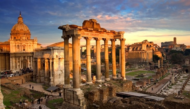 Bangunan Romawi kuno [Image Source]