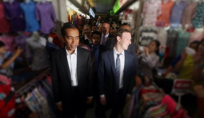 Blusukan Mark dan Jokowi [Image Source]