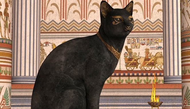 Kucing Mesir kuno [Image Source]