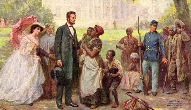 Perbudakan zaman Lincoln [Image Source]