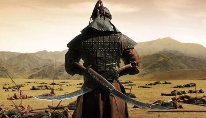 Prajurit Mongol membantai musuhnya [Image Source]