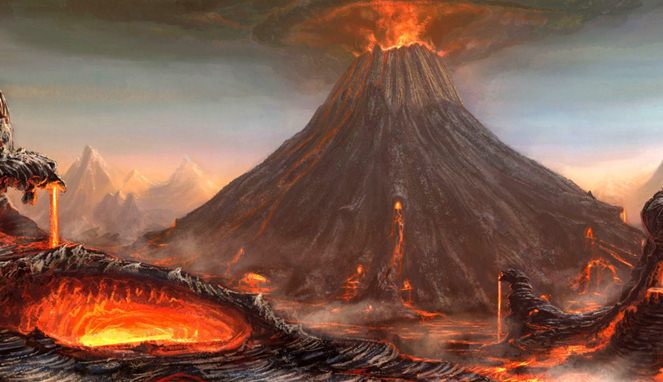 Ilustrasi meletusnya gunung Krakatau [Image Source]