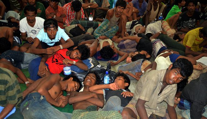 Korban human trafficking di Bangladesh [Image Source]