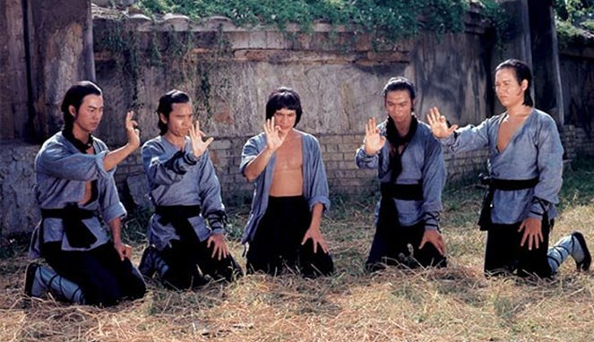 Lima master Shaolin dalam film [Image Source]