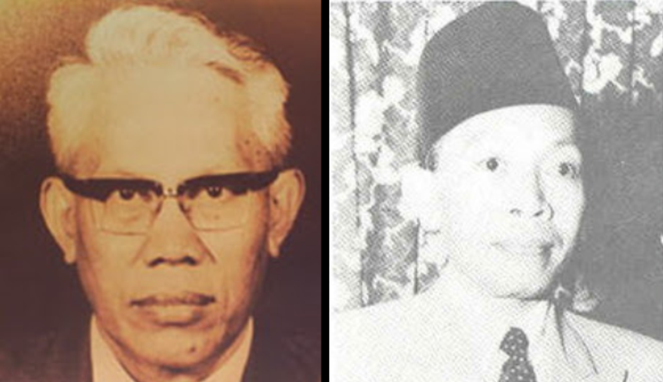 Sjafruddin Prawiranegara dan Assaat, keduanya terlibat di PRRI [Image Source]
