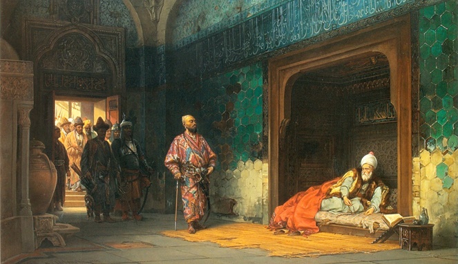 Timur Lenk mengurung Bayezid, Sultan Ottoman seperti burung [Image Source]