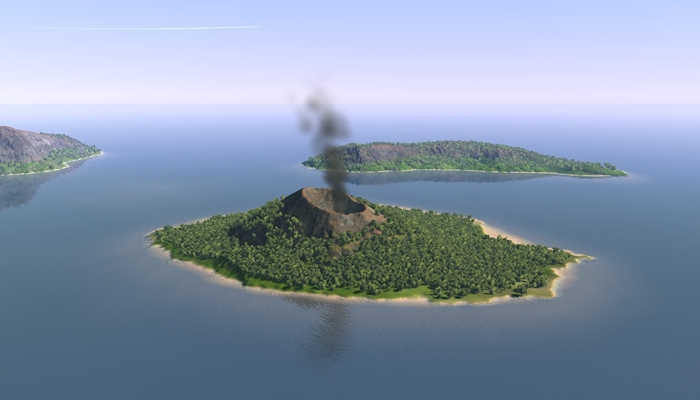 ilustrasi Gunung Krakatoa [image source]