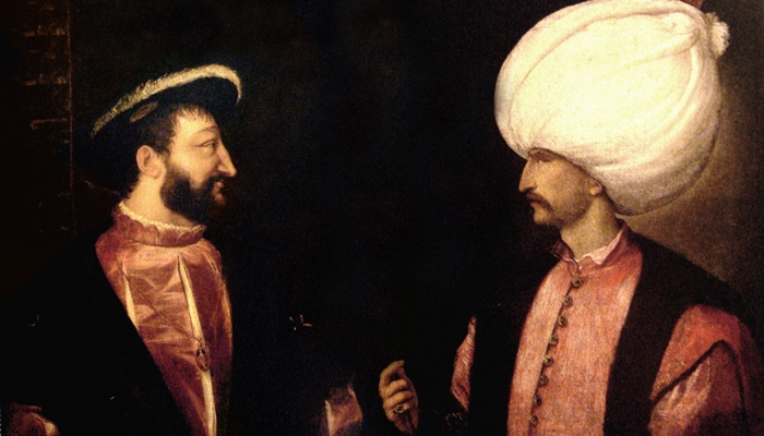 Suleiman I dan Francois I [image source]