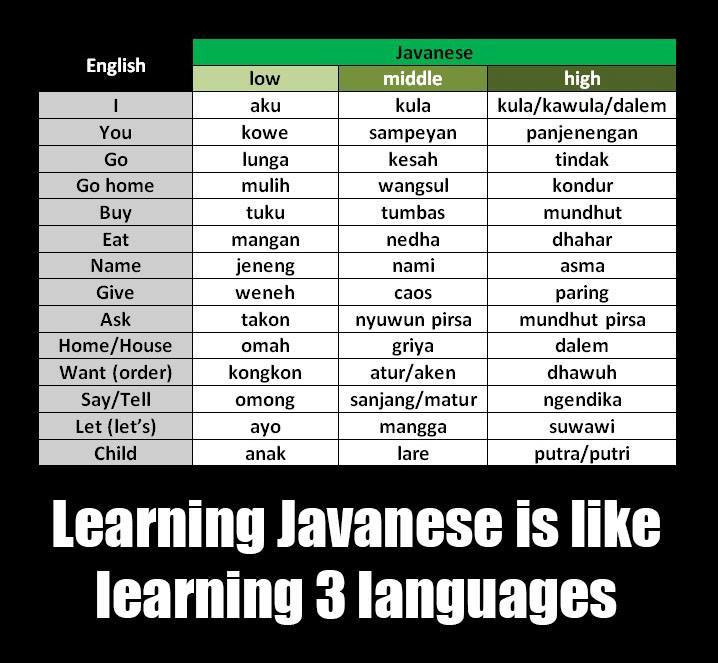 Level Bahasa Jawa [image source]