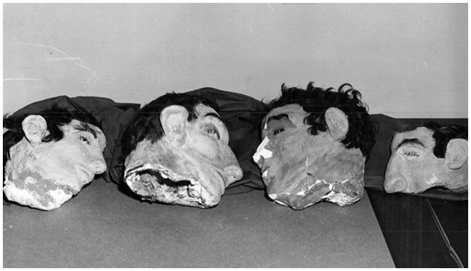 Kepala Palsu yang Dibuat Tiga Tahanan [Image Source]