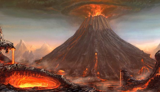Ilustrasi ledakan krakatau [Image Source]