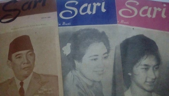 Soekarno, Fatmawati, Keiko [image source]