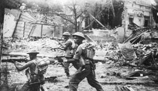 Pasukan Gurkha di pertempuran Surabaya [Image Source]