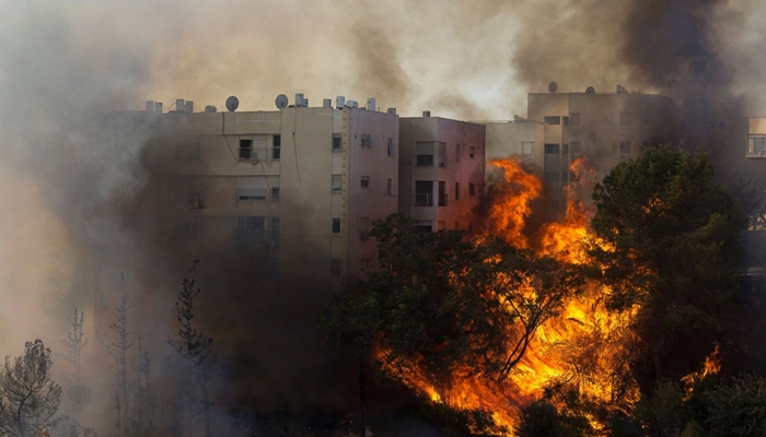 Kebakaran Israel [image source]