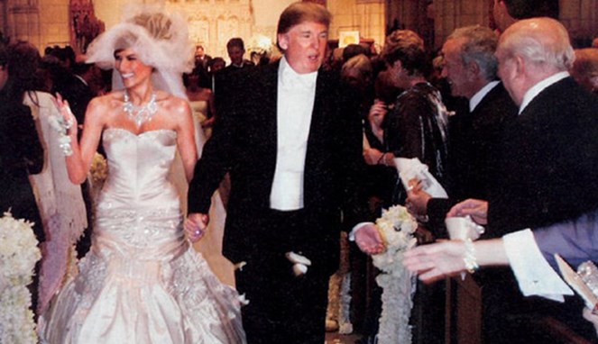Pernikahan Melania - Trump [Image Source]