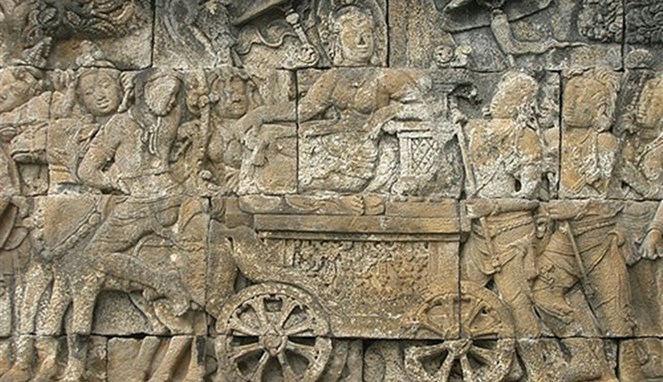 Relief Tabut di Candi Borobudur [Image Source]