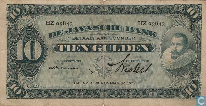 uang dari De Javasche Bank [image source]