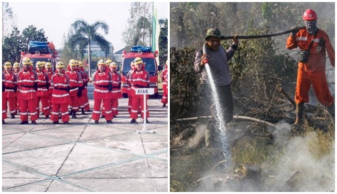 Kebakaran indonesia pemadam gaji di Gaji Pemadam