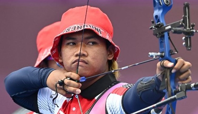 Arif Dwi Pangestu, atlet panahan yang raih 2 medali emas pada Sea Games 2021. [Sumber Gambar]