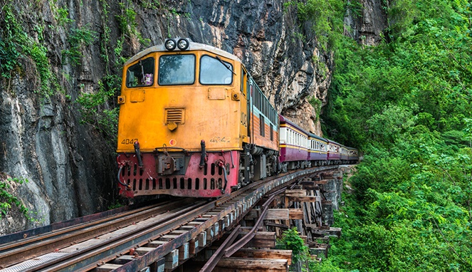 Death Railway di Thailand. [Sumber Gambar]