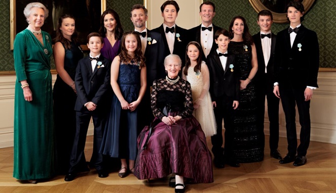 Keluarga kerajaan Denmark.